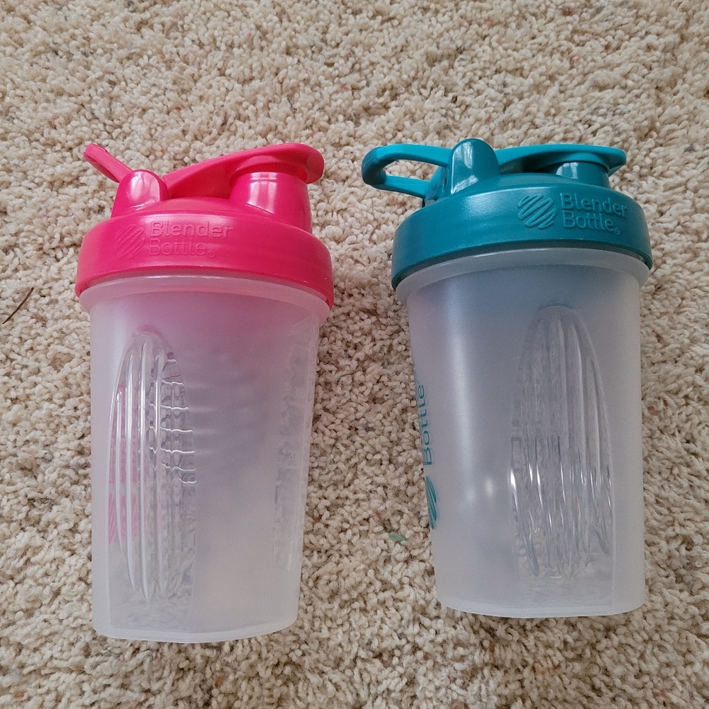 Blender Bottle 20 Oz Set Of 2 Pink Blue - Picture 4 of 9